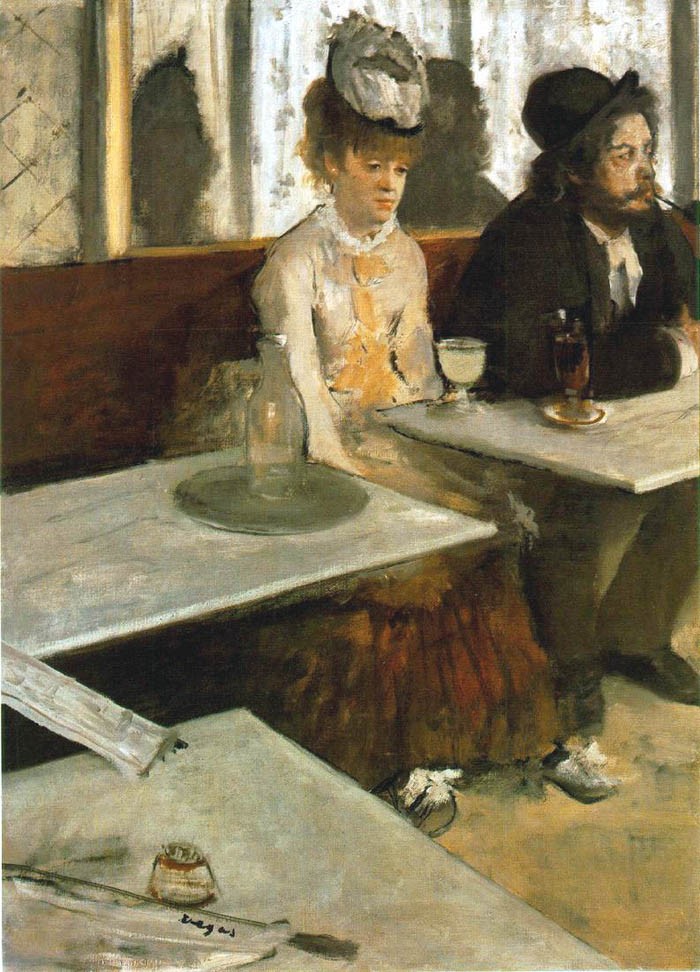 Absinthe drinkers by Edgar Degas