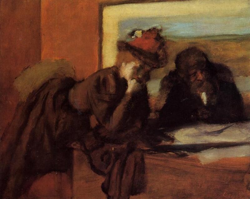 Conversation by Edgar Degas
