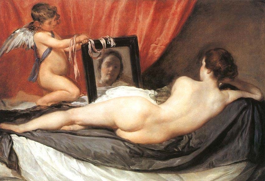 The Toilette of Venus by Diego Rodríguez de Silva y Velázquez