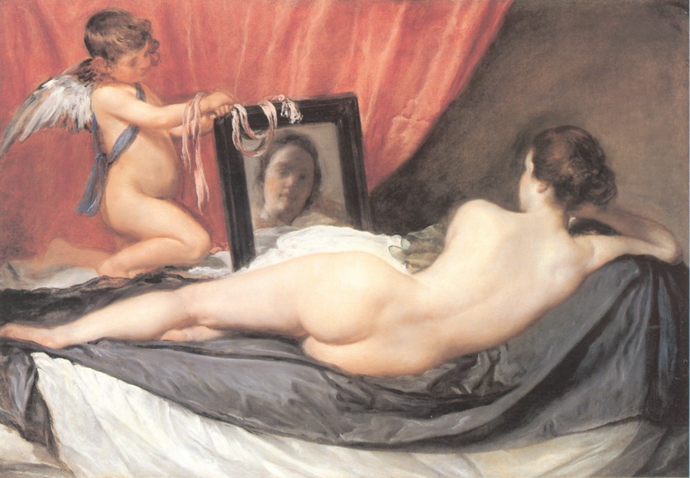 Venus at her Mirror by Diego Rodríguez de Silva y Velázquez