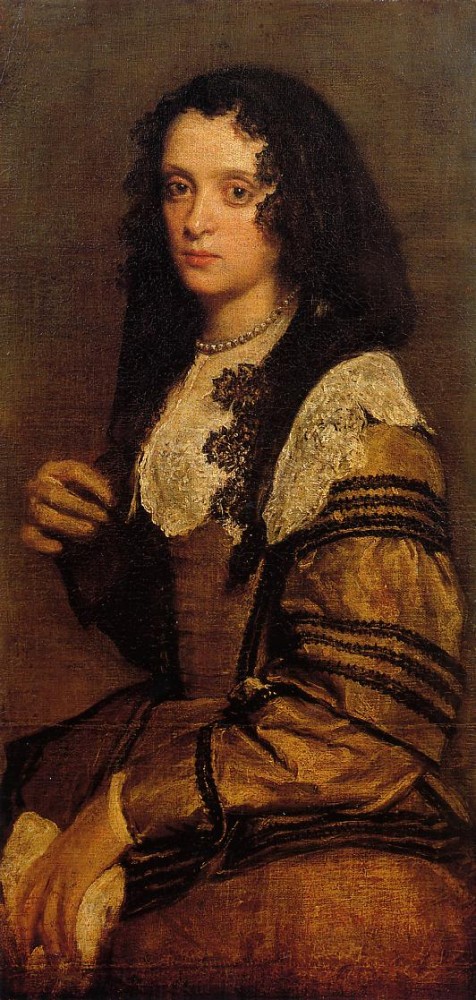 Diego A Young Lady by Diego Rodríguez de Silva y Velázquez