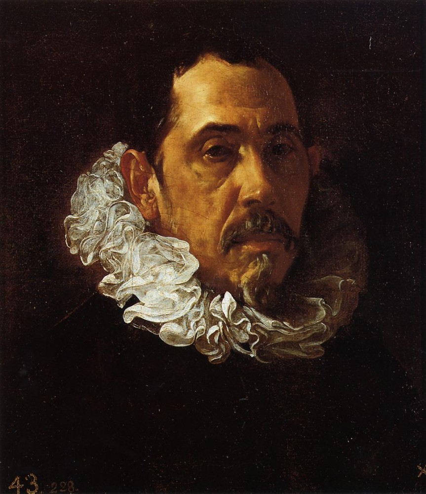 Diego Portrait of a Man with a Goatee by Diego Rodríguez de Silva y Velázquez
