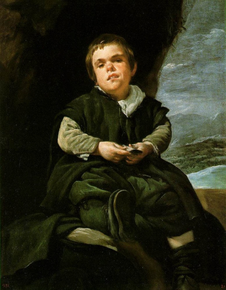 The Dwarf Francisco Lezcano by Diego Rodríguez de Silva y Velázquez