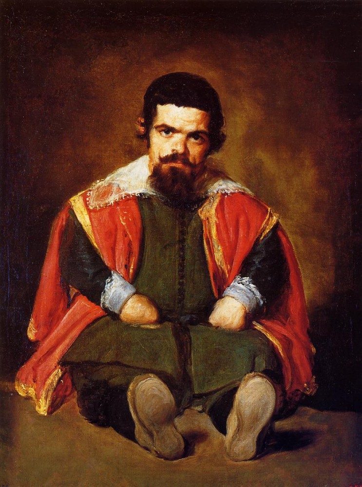 Diego A Dwarf Sitting on the Floor by Diego Rodríguez de Silva y Velázquez