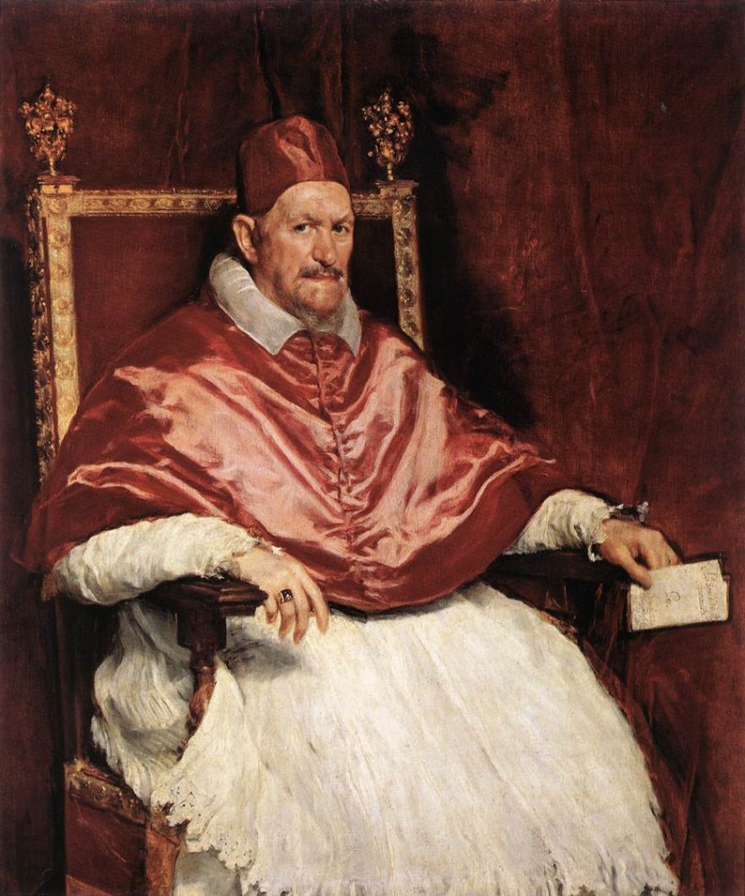 Portrait of Innocent X by Diego Rodríguez de Silva y Velázquez