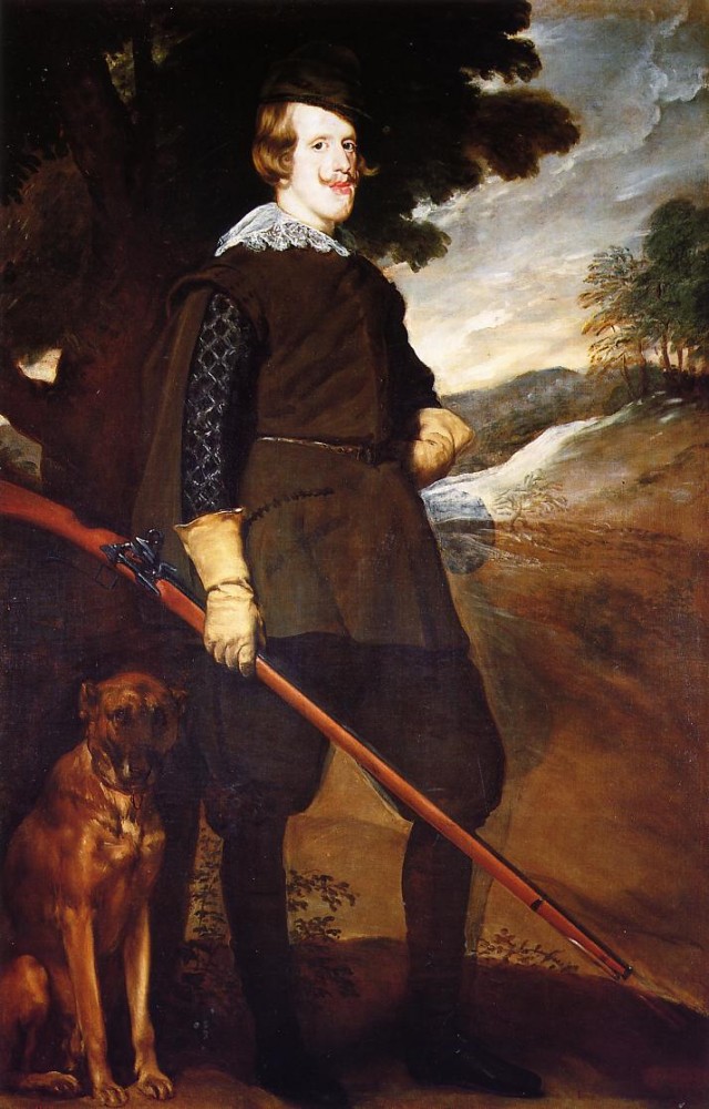 Diego Philip IV as a Hunter by Diego Rodríguez de Silva y Velázquez