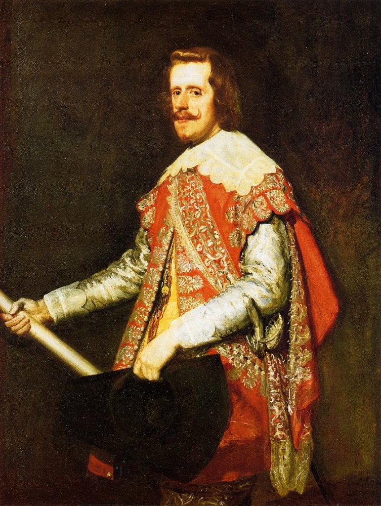 Diego Philip IV at Fraga by Diego Rodríguez de Silva y Velázquez