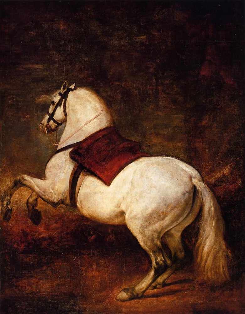 Diego The White Horse by Diego Rodríguez de Silva y Velázquez