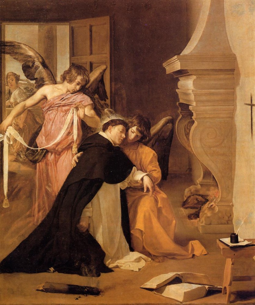 Diego The Temptation of St. Thomas Aquinas by Diego Rodríguez de Silva y Velázquez