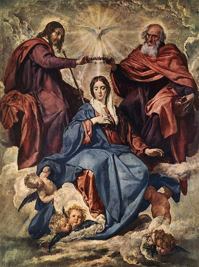 The Coronation of the Virgin by Diego Rodríguez de Silva y Velázquez
