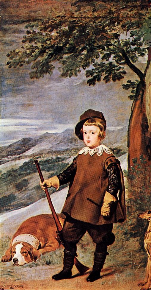 Prince Baltasar Carlos as Hunter by Diego Rodríguez de Silva y Velázquez