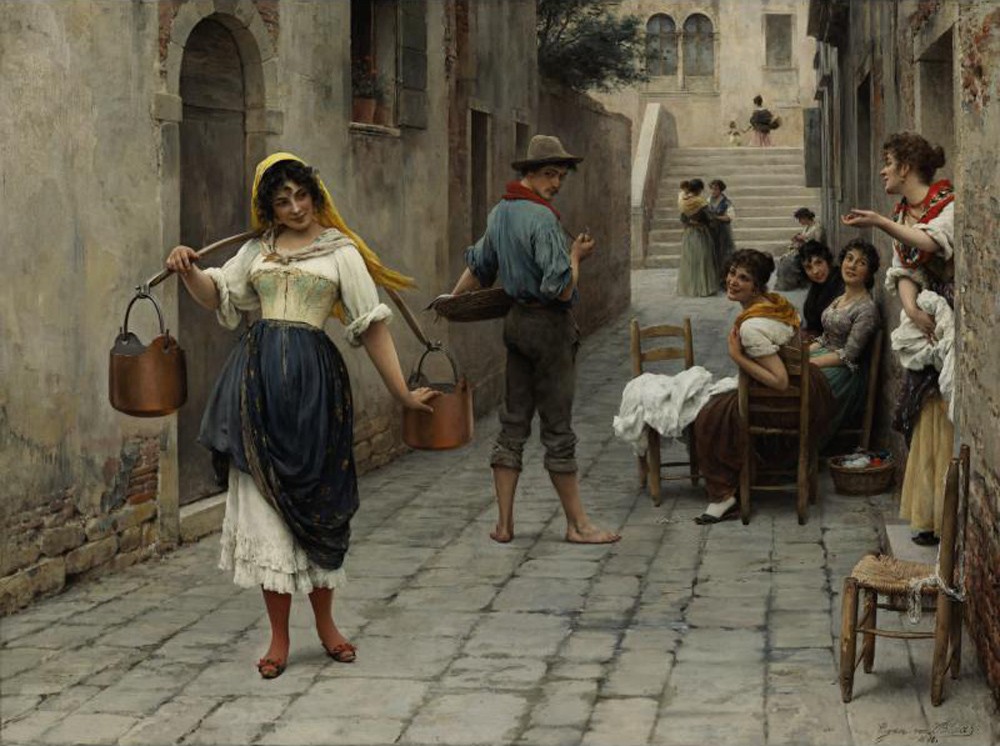Catch of the Day by Eugene de Blaas