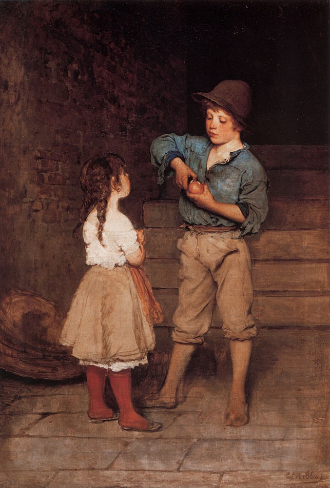 Two Children by Eugene de Blaas