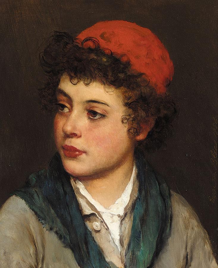 Portrait of a Boy by Eugene de Blaas