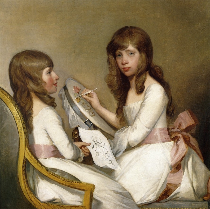 Anna Dorothea Foster And Charlotte Anna Dick by Gilbert Charles Stuart