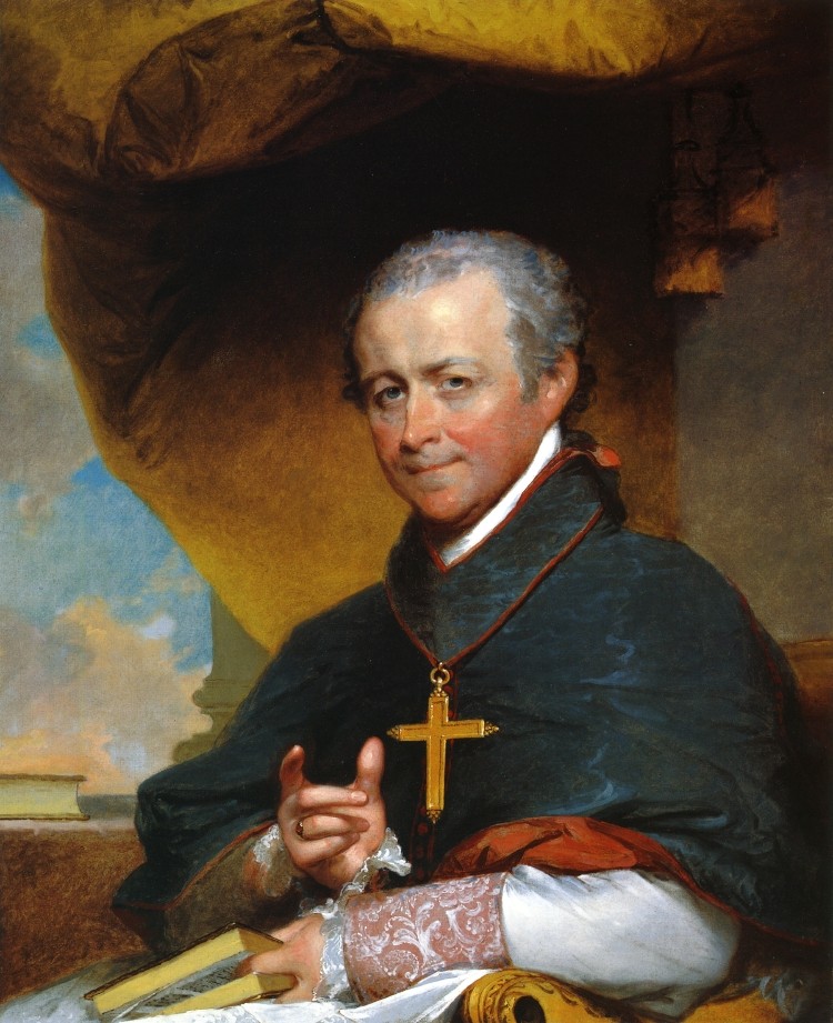 Bishop Jean Louis Anne Magdelaine Lefebvre De Cheverus by Gilbert Charles Stuart