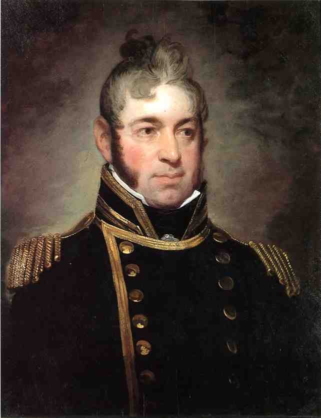 Commodore William Bainbridge Commander Of The Constitution by Gilbert Charles Stuart