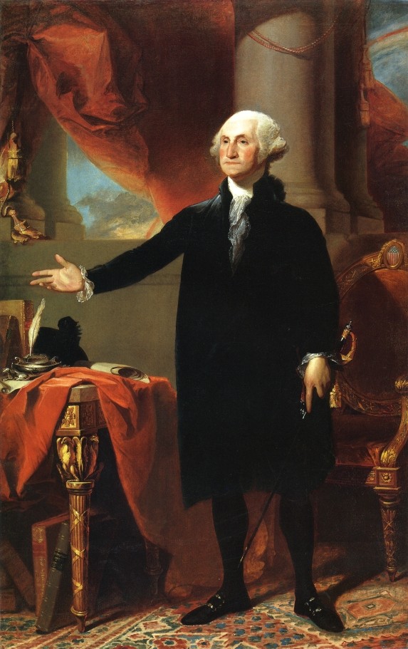 George Washington The Landsdowne Portrait by Gilbert Charles Stuart
