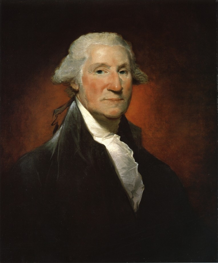 George Washington The Vaughan Portrait by Gilbert Charles Stuart