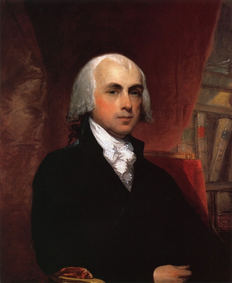 James Madison by Gilbert Charles Stuart