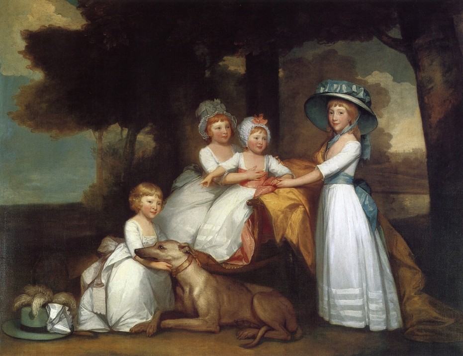 The Children Of The Second Duke Of Northumberland by Gilbert Charles Stuart