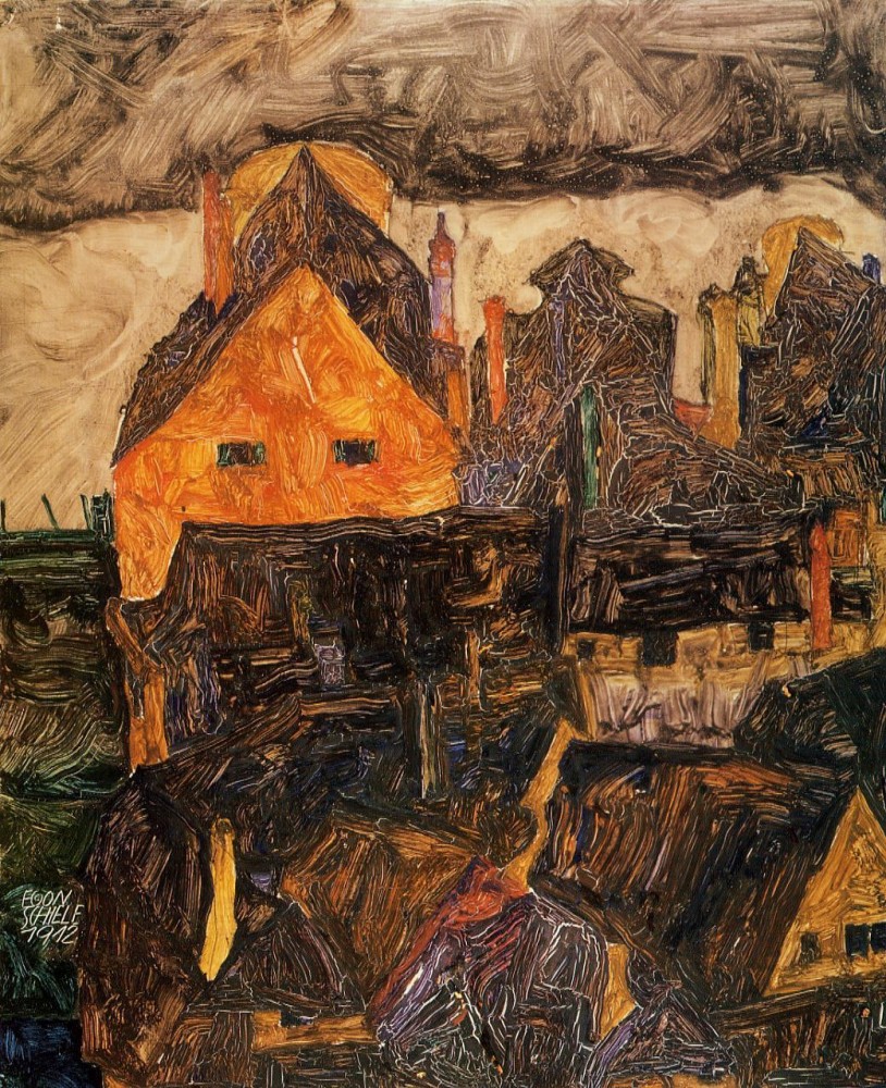 The Old City I by Egon Schiele