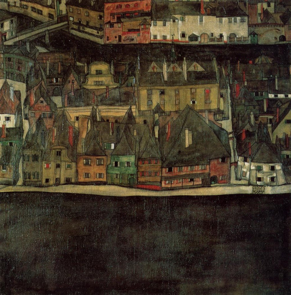 The Small City II by Egon Schiele