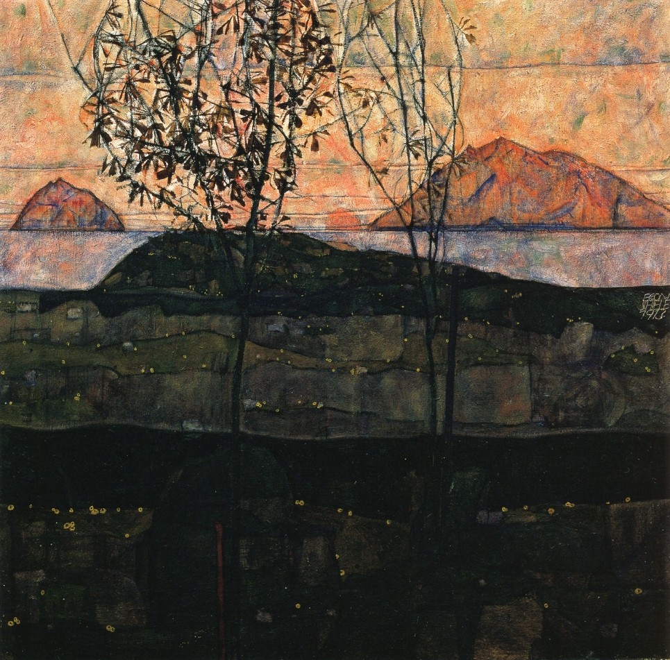 Setting Sun by Egon Schiele