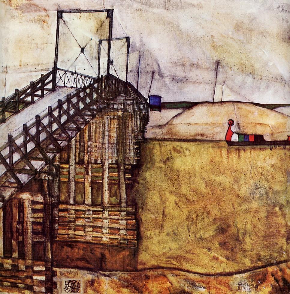 The Bridge by Egon Schiele