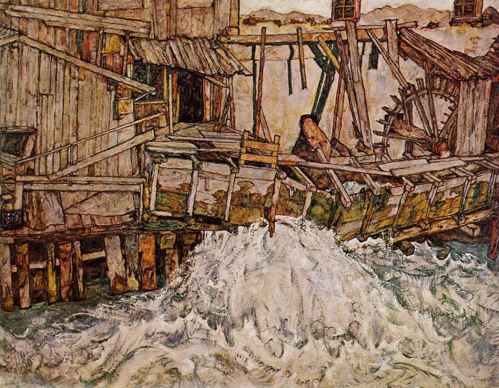The Mill by Egon Schiele