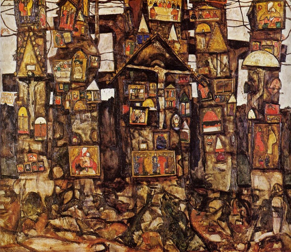 Woodland Prayer by Egon Schiele
