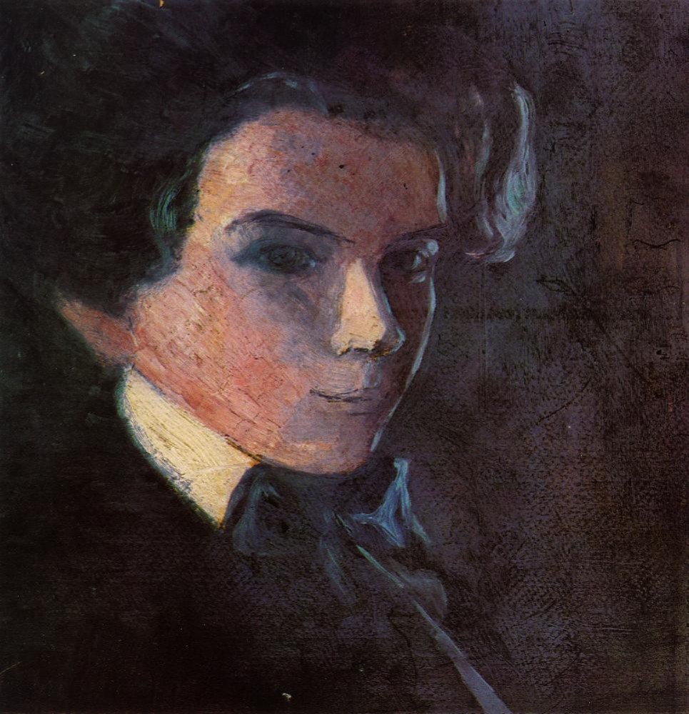 Self Portrait, Facing Right by Egon Schiele