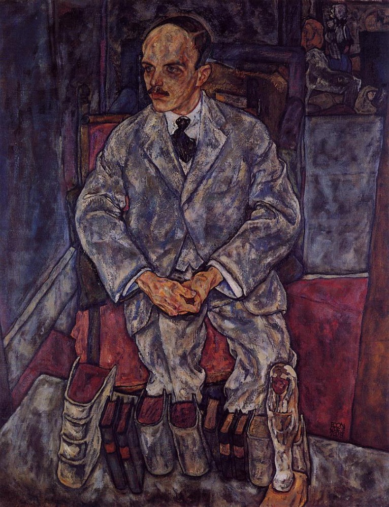 The Art Dealer Guido Arnot by Egon Schiele