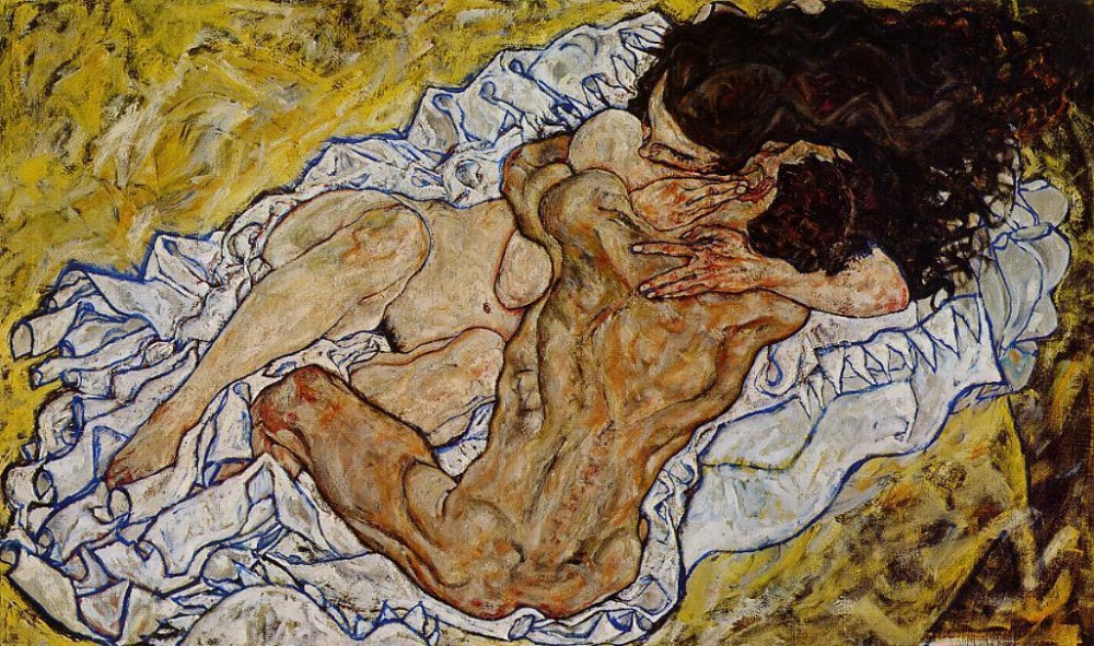 Embrace by Egon Schiele