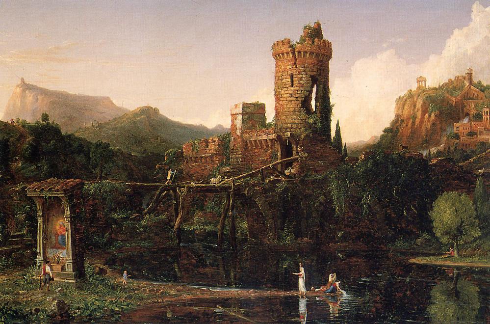 Landscape Composition Italian Scenery by Thomas Cole