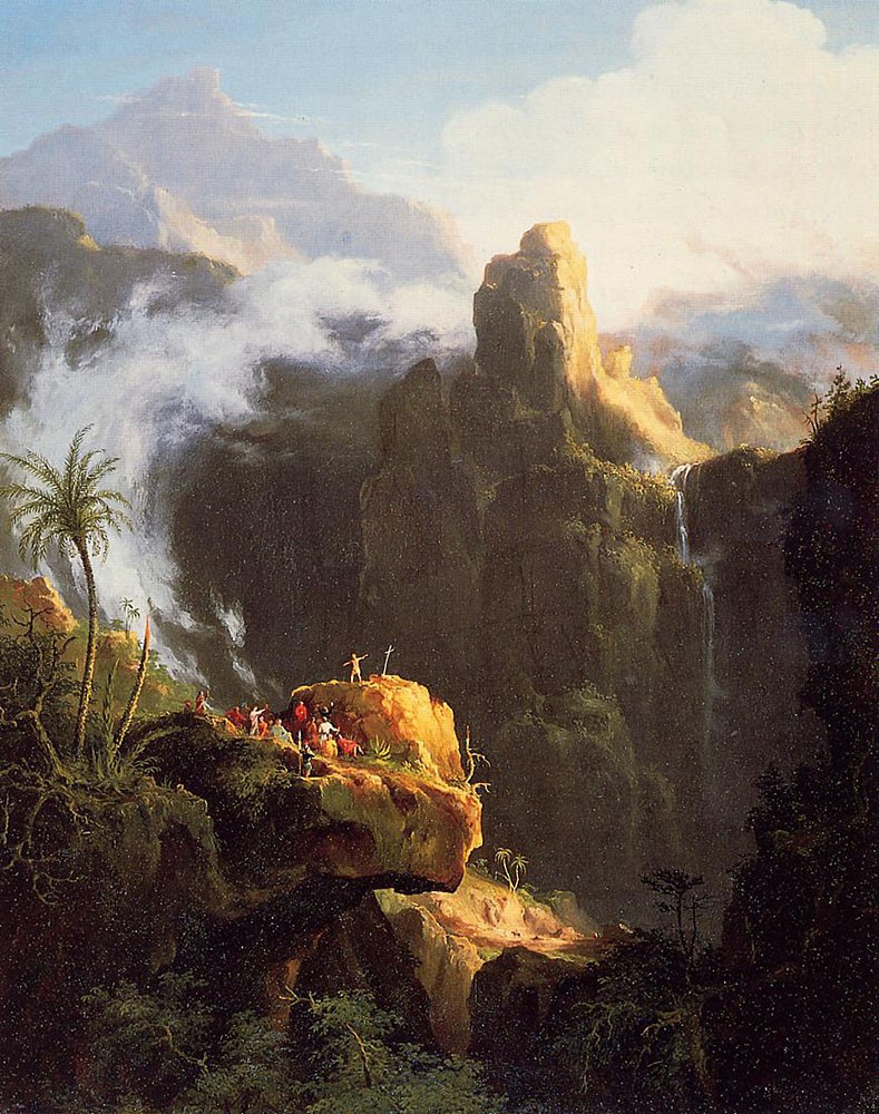 Landscape Composition Saint John in the Wilderness by Thomas Cole