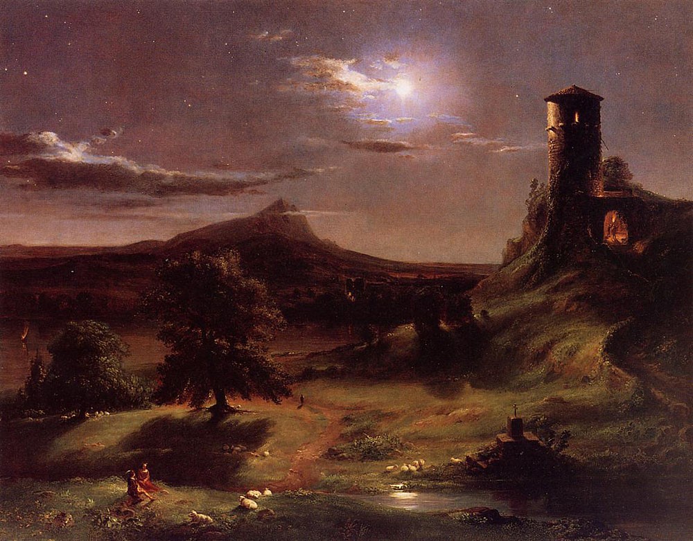 Moonlight by Thomas Cole