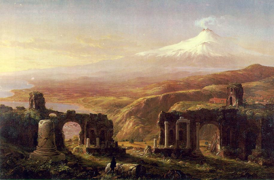 Mount Aetna From Taormina by Thomas Cole