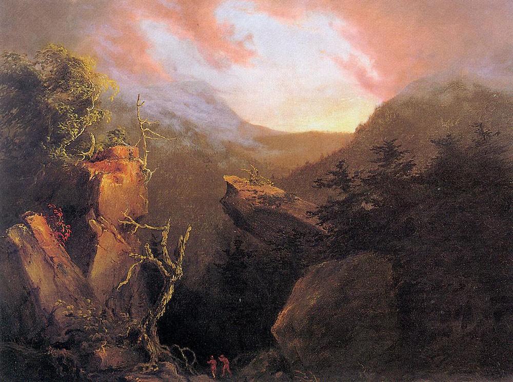 Mountain Sunrise Catskill by Thomas Cole