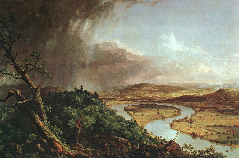 The Connecticut River Near Northampton by Thomas Cole