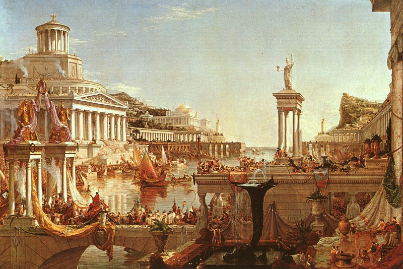 The Consummation From The Series The Course Of The Empire by Thomas Cole
