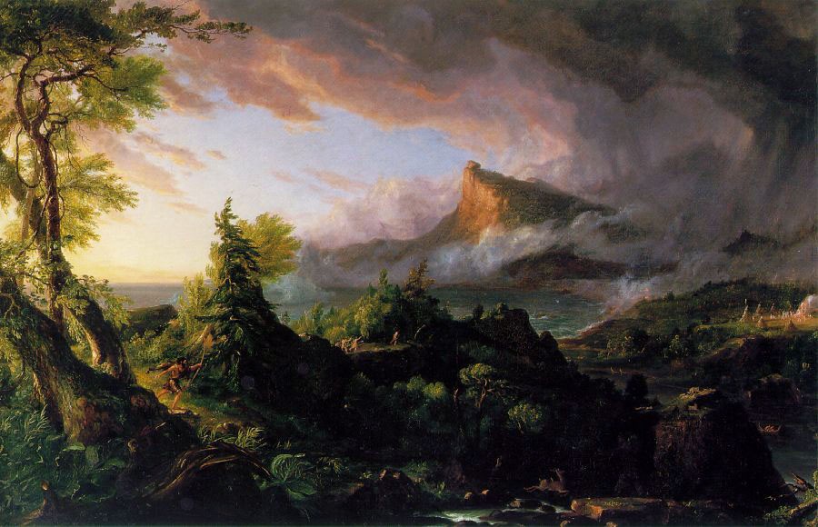 The Course Of Empire The Savage State by Thomas Cole