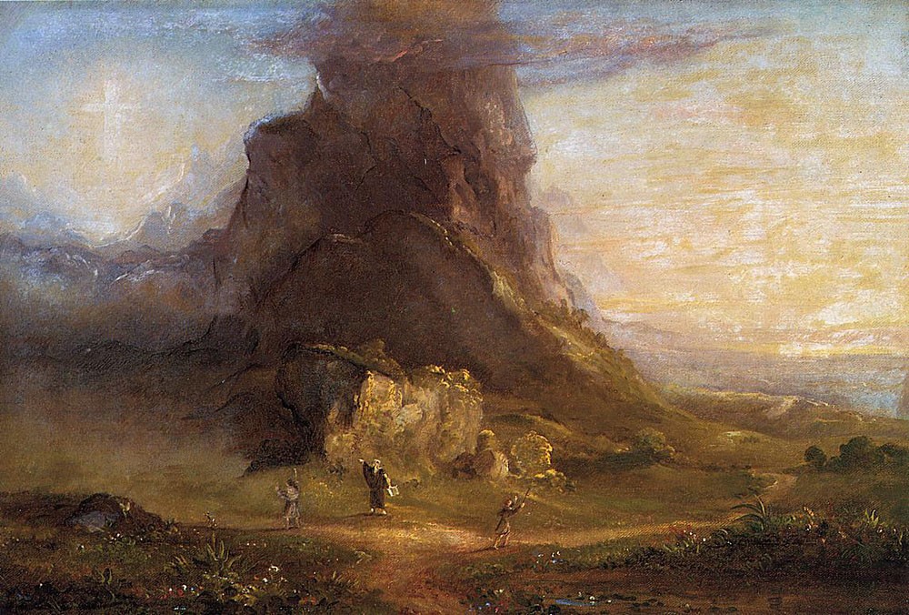 The Cross And The World Study by Thomas Cole