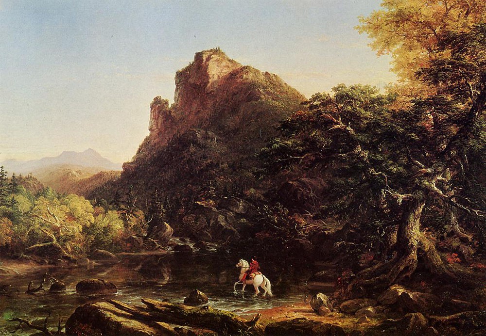 The Mountain Ford by Thomas Cole