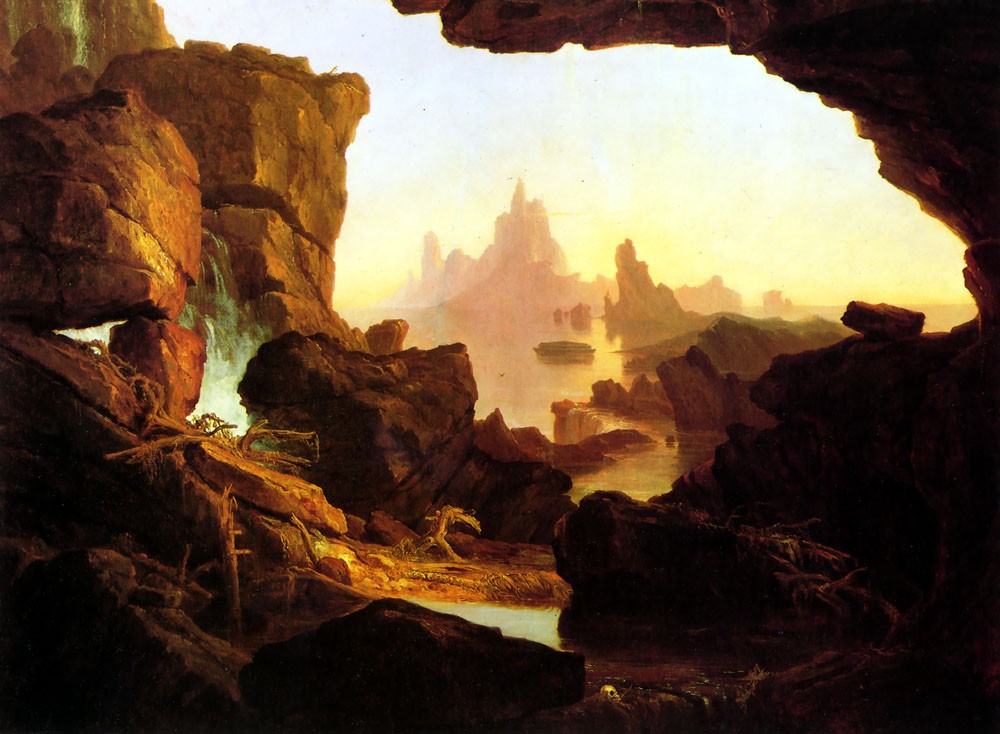 The Subsiding Of The Waters Of The Deluge by Thomas Cole