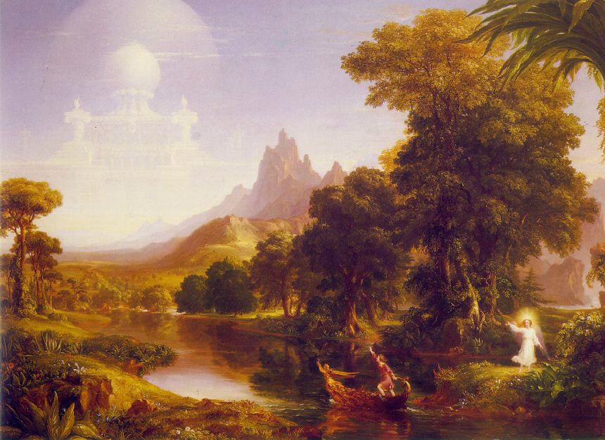 The Voyage Of Life Youth by Thomas Cole
