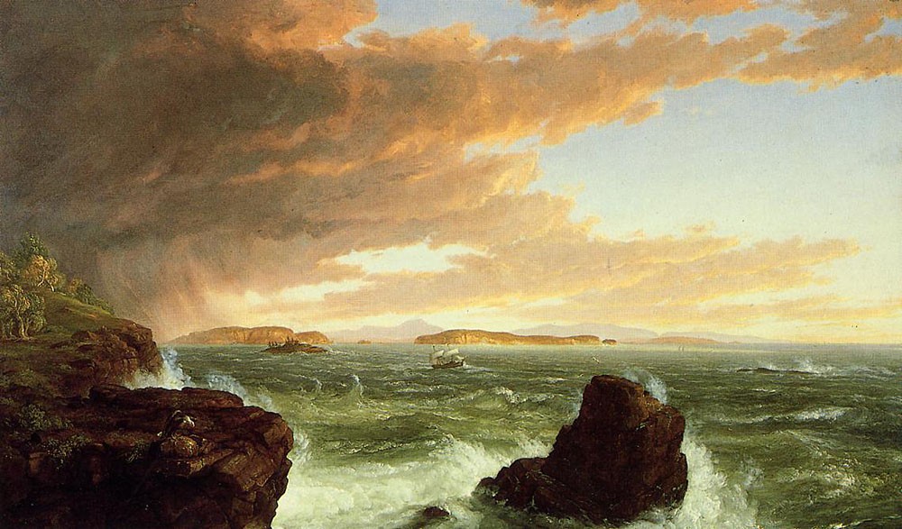 View Across Frenchman-s Bay From Mount Desert Island After A Squall by Thomas Cole