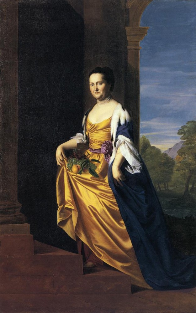 Mrs. Jeremiah Lee Martha Swett by John Singleton Copley