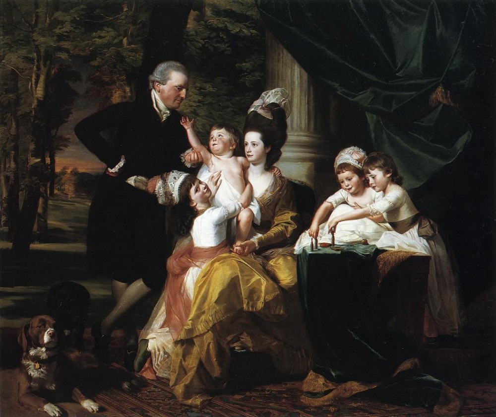 Sir William Pepperrell And Family by John Singleton Copley