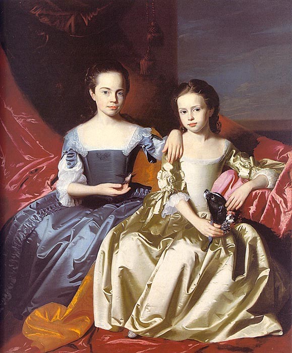 Mary MacIntosh Royall and Elizabeth Royall by John Singleton Copley